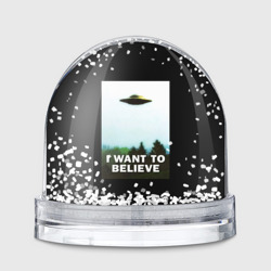 Игрушка Снежный шар I Want To Believe