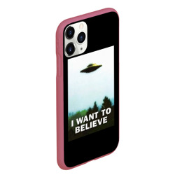 Чехол для iPhone 11 Pro Max матовый I Want To Believe - фото 2