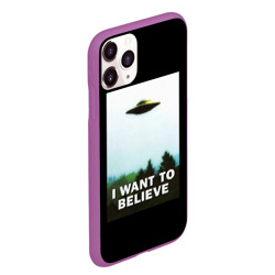 Чехол для iPhone 11 Pro Max матовый I Want To Believe - фото 2