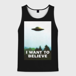 Мужская майка 3D I Want To Believe