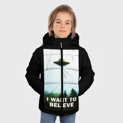 Зимняя куртка для мальчиков 3D I Want To Believe - фото 2
