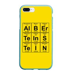 Чехол для iPhone 7Plus/8 Plus матовый Альберт Эйнштейн