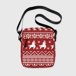 Сумка через плечо 3D Fortnite новогодний