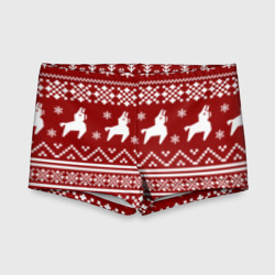 Детские купальные плавки 3D Fortnite новогодний