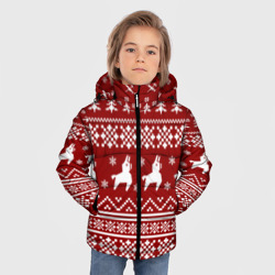 Зимняя куртка для мальчиков 3D Fortnite новогодний - фото 2