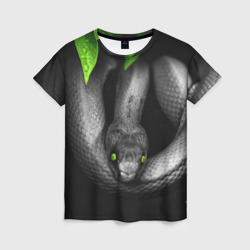 Женская футболка 3D Змея