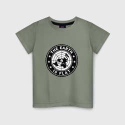 Детская футболка хлопок Плоская Земля