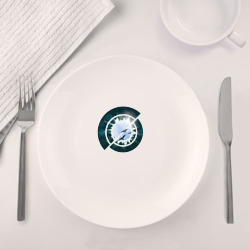 Набор: тарелка + кружка Лес Абстракция - фото 2