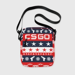 Сумка через плечо 3D CS GO новогодний