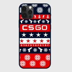 Чехол для iPhone 12 Pro Max CS GO новогодний