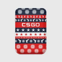 Картхолдер Magsafe магнитный CS GO новогодний