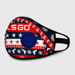 Маска из неопрена CS GO новогодний