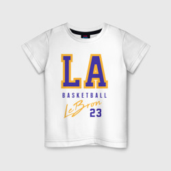 Детская футболка хлопок Lebron Basketball