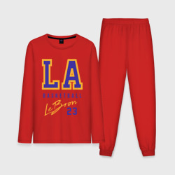 Мужская пижама с лонгсливом хлопок Lebron Basketball
