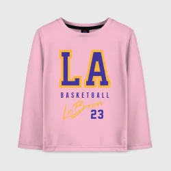 Детский лонгслив хлопок Lebron Basketball