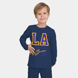 Детская пижама с лонгсливом хлопок Lebron Basketball - фото 2