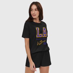 Женская пижама с шортиками хлопок Lebron Basketball - фото 2
