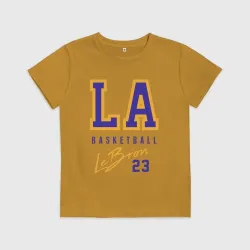Детская футболка хлопок Lebron Basketball