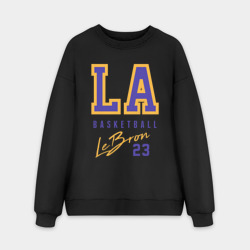 Мужской свитшот oversize без начеса хлопок Lebron Basketball