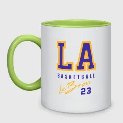 Кружка двухцветная Lebron Basketball