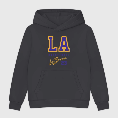 Мужская толстовка без начеса хлопок Lebron Basketball