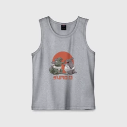 Детская майка хлопок Годзилла и Тоторо