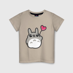 Детская футболка хлопок Love Totoro заяц
