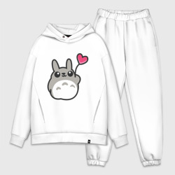 Мужской костюм oversize хлопок Love Totoro заяц