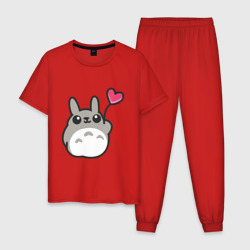 Мужская пижама хлопок Love Totoro заяц