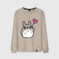 Мужской свитшот хлопок Love Totoro заяц