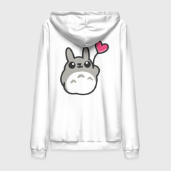 Мужская толстовка на молнии хлопок Love Totoro заяц