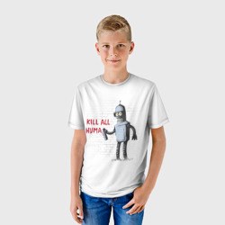 Детская футболка 3D Человеконенавистник - фото 2