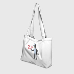 Пляжная сумка 3D Человеконенавистник - фото 2