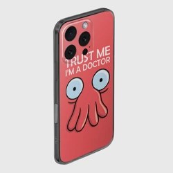 Чехол для iPhone 16 Pro силиконовый с защитой камеры Trust Me I'm a Doctor - фото 2