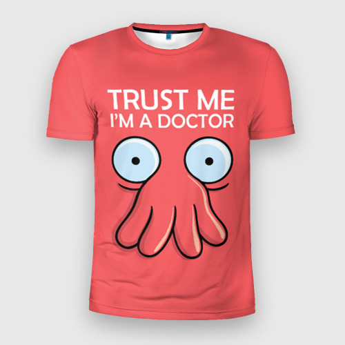 Мужская футболка 3D Slim Trust Me I'm a Doctor, цвет 3D печать