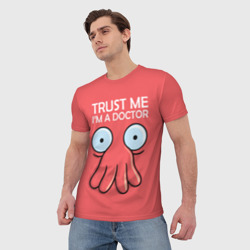 Мужская футболка 3D Trust Me I'm a Doctor - фото 2