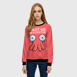 Женский свитшот 3D Trust Me I'm a Doctor - фото 2