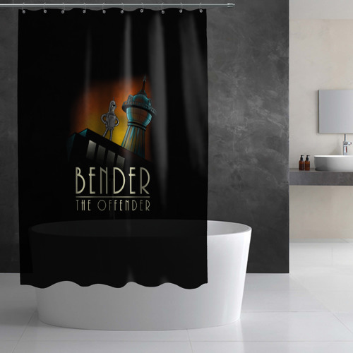 Штора 3D для ванной Bender The Offender - фото 2