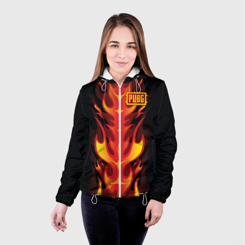 Женская куртка 3D PUBG Fire - фото 3