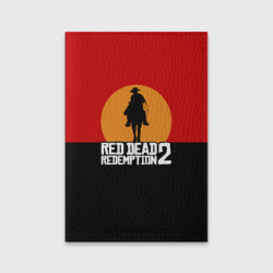 Обложка для паспорта матовая кожа Red Dead Redemption 2