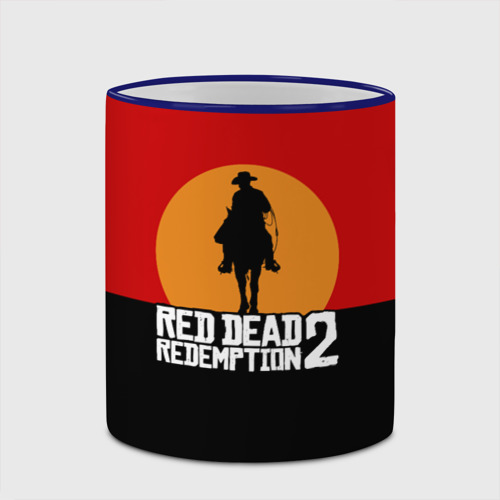 Кружка с полной запечаткой Red Dead Redemption 2, цвет Кант синий - фото 4