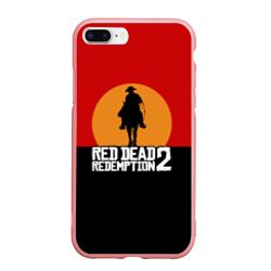 Чехол для iPhone 7Plus/8 Plus матовый Red Dead Redemption 2