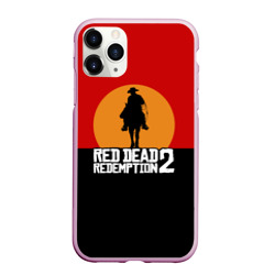 Чехол для iPhone 11 Pro Max матовый Red Dead Redemption 2