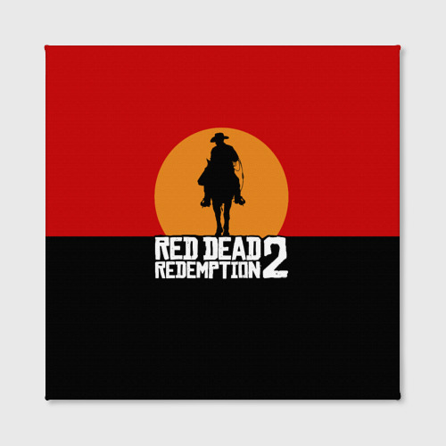 Холст квадратный Red Dead Redemption 2, цвет 3D печать - фото 2