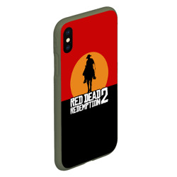 Чехол для iPhone XS Max матовый Red Dead Redemption 2 - фото 2