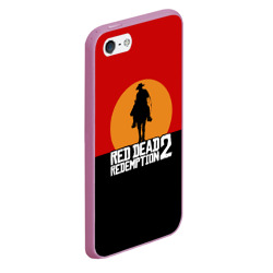 Чехол для iPhone 5/5S матовый Red Dead Redemption 2 - фото 2