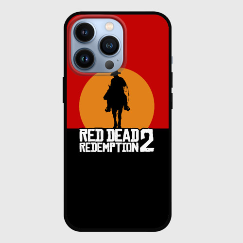 Чехол для iPhone 13 Pro Red Dead Redemption 2, цвет черный
