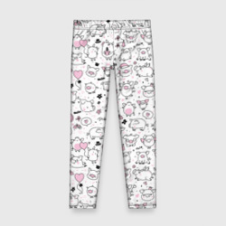 Детские леггинсы 3D Новогодние поросята