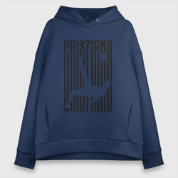 Женское худи Oversize хлопок Cristiano Ronaldo
