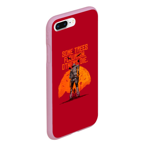 Чехол для iPhone 7Plus/8 Plus матовый Red Dead Redemption 2, цвет розовый - фото 3